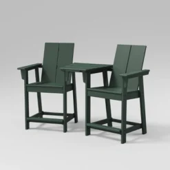 Moore 3pc POLYWOOD Patio Counter Chair Set With Connecting Table - Project 62™ -Cheap Project 62 Store GUEST 04f1efdb 19a7 4b88 bff4 2fe095cd7ad2
