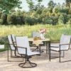 2pc Henning Outdoor Patio Dining Chairs Arm Chairs Gray - Project 62™