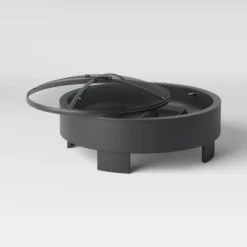 24" Round Wood Burning Fire Pit With Legs - Black - Project 62™ -Cheap Project 62 Store GUEST 1c1fa094 54a3 4d0f 8136 732716f3fc45