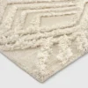 7'x10' Moroccan Shag Tufted Area Rug Cream - Project 62™