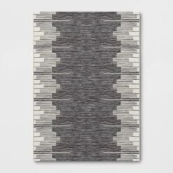 Graphic Steps Outdoor Rug Black - Project 62™ -Cheap Project 62 Store GUEST 411f66c2 f5a4 4000 afbd f7bc554d218a