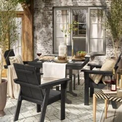 Moore POLYWOOD 35" Farmhouse Square Patio Dining Table - Project 62™ -Cheap Project 62 Store GUEST 45c164fb 3c5b 4e04 a6ac c28b4ed54b1f