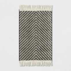 Chevron Woven Area Rug Black/White - Project 62™ -Cheap Project 62 Store GUEST 469405c2 0dcb 4104 9f69 6044d3be79fb