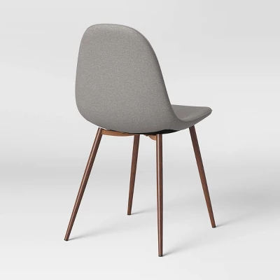 4pk Copley Upholstered Dining Chair Light Gray - Project 62™ 4 4pk Copley Upholstered Dining Chair Light Gray - Project 62™ - Image 4