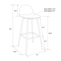 Copley Upholstered Barstool - Project 62™ -Cheap Project 62 Store GUEST 50c136ab af07 44f5 b3ae fee1247de1ad