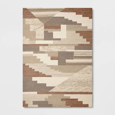 Fairwood Hand Tufted Wool Color Block Area Rug Natural - Project 62™ 5 Fairwood Hand Tufted Wool Color Block Area Rug Natural - Project 62™ - Image 5