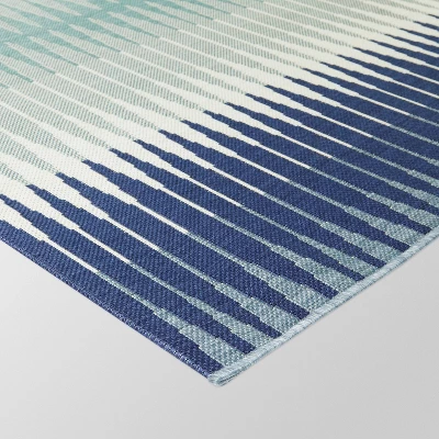 5' X 7' Ombre Outdoor Rug Navy - Project 62™ 1 5' X 7' Ombre Outdoor Rug Navy - Project 62™