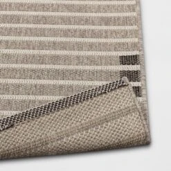 5' X 7' Uniform Stripe Outdoor Rug Cream - Project 62™ -Cheap Project 62 Store GUEST 614d6462 c25d 4534 b947 9ee13c532618