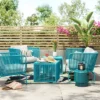 Fisher 2pk Patio Club Chairs -Blue-Green - Project 62™
