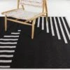 Geo Grace Indoor/Outdoor Rug - Black/White - Project 62™