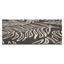 30" X 50" Leaves Outdoor Rug Black - Project 62™ -Cheap Project 62 Store GUEST 7e86c422 93a9 47c8 a310 39d733907bcf