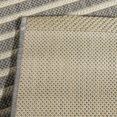 6' X 9' Plaid Outdoor Rug Gray - Project 62™ 3 6' X 9' Plaid Outdoor Rug Gray - Project 62™ - Image 3