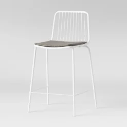 Set Of 2 Sodra Rounded Seat Wire Counter Height Barstool White - Project 62™ -Cheap Project 62 Store GUEST 84782dc7 4011 491b a421 e8fb07ba4dcc