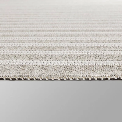 9' X 12' Uniform Stripe Outdoor Rug Cream - Project 62™ 3 9' X 12' Uniform Stripe Outdoor Rug Cream - Project 62™ - Image 3