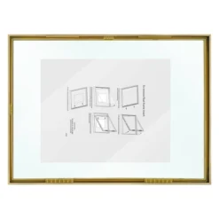15.6" X 11.5" Float Thin Metal Gallery Frame Brass - Project 62™ 9 15.6" X 11.5" Float Thin Metal Gallery Frame Brass - Project 62™ -Cheap Project 62 Store GUEST 897a3496 1795 45d0 8634 87c5d442db68