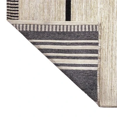 7' X 10' Outdoor Rug Multitier Bars Gray/Cream - Project 62™ 2 7' X 10' Outdoor Rug Multitier Bars Gray/Cream - Project 62™ - Image 2