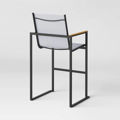 Henning 2pk Bar Height Patio Chairs - White - Project 62™ 3 Henning 2pk Bar Height Patio Chairs - White - Project 62™ - Image 3