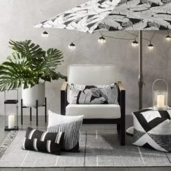 5' X 7' Linden Stripe Outdoor Rug Gray - Project 62™ -Cheap Project 62 Store GUEST d2a4f376 d237 4b84 a5a8 948ef6a5e19e