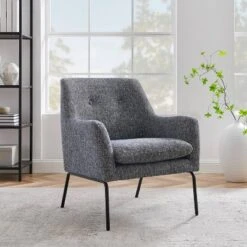 Glenn Mid-Century Modern Accent Chair Blue/White - Project 62™ -Cheap Project 62 Store GUEST d2d1ce61 ef91 4bf5 afe7 012ff0137658