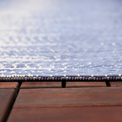 Indigo Ombre Outdoor Rug Blue - Project 62™ 4 Indigo Ombre Outdoor Rug Blue - Project 62™ - Image 4