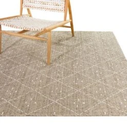 Small Diamond Outdoor Rug Taupe - Project 62™