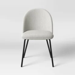 2pk Nils Metal Base Dining Chairs Gray Woven Fabric - Project 62™ -Cheap Project 62 Store GUEST eba8fec6 6e84 4014 b6d7 164d7192ea01