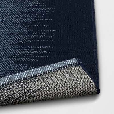 Indigo Ombre Outdoor Rug Blue - Project 62™ 3 Indigo Ombre Outdoor Rug Blue - Project 62™ - Image 3