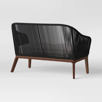 Purcell Wood Patio Loveseat - Project 62™ 3 Purcell Wood Patio Loveseat - Project 62™ - Image 3